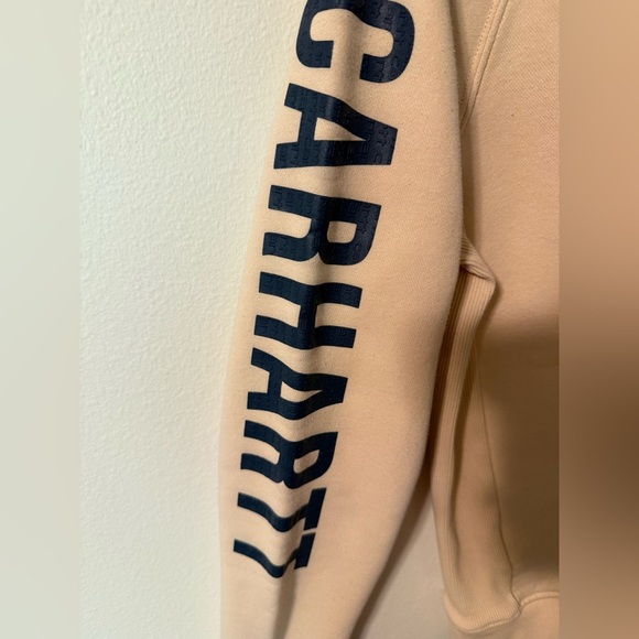 Carhartt Cream Crewneck Sweater with Raglan Sleeves - Picture 5 of 5